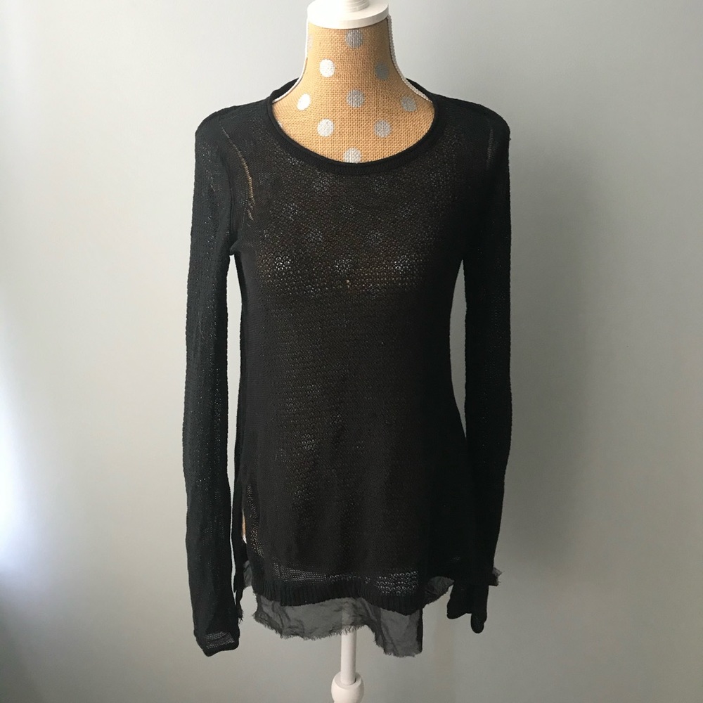 Simply Vera Wang See Through Tunic